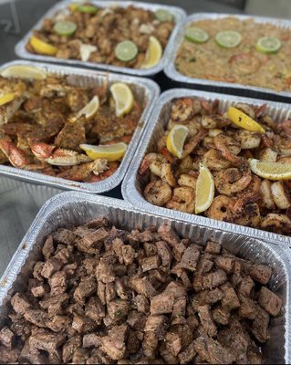 Private event Catering - Hibachi style steak, hibachi style chicken, sautéed shrimp, crab/shrimp fried rice and Dungeness Crab for a private event in San Francisco. Private event Catering - Hibachi style steak, hibachi style chicken, sautéed shrimp, crab/shrimp fried rice and Dungeness Crab for a private event in San Francisco.