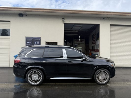 Brand new Maybach fully tinted in our nano ceramic film. - 2025 Maybach SUV window tinting in 20% ceramic film.
We are Premier Window Tinting in Redwood City !
Since 1979 Brand new Maybach fully tinted in our nano ceramic film. - 2025 Maybach SUV window tinting in 20% ceramic film.
We are Premier Window Tinting in Redwood City !
Since 1979