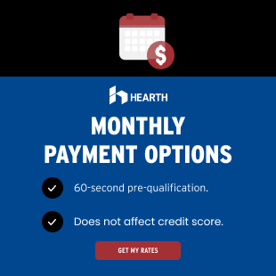 Financing Available Through Hearth! - We offer financing now! So easy and simple to make sure you're covered! It only takes 60 seconds to get a pre qualification and it has no impact to your credit score! Let us make sure you are covered from start to finish!