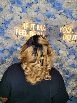 Hair Services - Some examples of some of the services offered at Afflatus Beauty Studio. We offer natural hair services, locs, relaxers, cuts, color services, extensions, crochets, and more. Check our website for full service offerings, or feel free to call for consultations.
