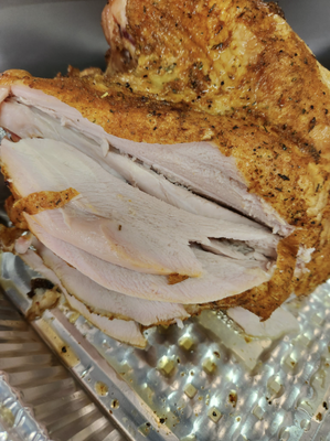 Order Your Smoked Turkey Breast Today - Let's talk turkey! It is time to think about ordering you Hardwoods Smokehouse bone in smoked turkey breast for your Thanksgiving meals.
Call 931 588 0438 to place your order. Online ordering coming soon.
Turkey pick-up will be the Tuesday or Wednesday before Thanksgiving. Ordering cut-off is Friday November 22nd.
These average 5-7 lbs and feed 5 to 7 people. Cost is $40.00 Order Your Smoked Turkey Breast Today - Let's talk turkey! It is time to think about ordering you Hardwoods Smokehouse bone in smoked turkey breast for your Thanksgiving meals.
Call 931 588 0438 to place your order. Online ordering coming soon.
Turkey pick-up will be the Tuesday or Wednesday before Thanksgiving. Ordering cut-off is Friday November 22nd.
These average 5-7 lbs and feed 5 to 7 people. Cost is $40.00
