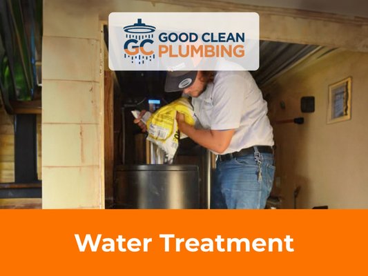 Water Treatment - If you own a home or business in Travis County, then you have plenty of clean drinking water at your disposal. The water flowing into homes and businesses has been treated to kill bacteria at a municipal water treatment facility.
However, chlorine is often used to kill the bacteria in the water – which does nothing to destroy the other contaminants in the water. This means that the water coming from your tap is carrying minerals and chlorine residue. These contaminants can have a negative impact on your plumbing system, your appliances, and even your health.
The good news is that there is a way to remove the leftover contaminants from your water supply. You can count on GC Plumbing Services to install a water treatment system in your home or business. Water Treatment - If you own a home or business in Travis County, then you have plenty of clean drinking water at your disposal. The water flowing into homes and businesses has been treated to kill bacteria at a municipal water treatment facility.
However, chlorine is often used to kill the bacteria in the water – which does nothing to destroy the other contaminants in the water. This means that the water coming from your tap is carrying minerals and chlorine residue. These contaminants can have a negative impact on your plumbing system, your appliances, and even your health.
The good news is that there is a way to remove the leftover contaminants from your water supply. You can count on GC Plumbing Services to install a water treatment system in your home or business.
