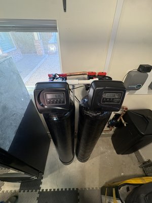 Water Filter Installation - Our team installed a whole-home water softener and filtration system to help improve water quality throughout the home. This system helps reduce hard water buildup while providing cleaner, better-quality water from every tap.
Looking to upgrade your home’s water? Give Regal Plumbing & Rooter a call for a free on-site estimate. Water Filter Installation - Our team installed a whole-home water softener and filtration system to help improve water quality throughout the home. This system helps reduce hard water buildup while providing cleaner, better-quality water from every tap.
Looking to upgrade your home’s water? Give Regal Plumbing & Rooter a call for a free on-site estimate.