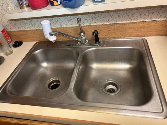 Kitchen sink upgrade - Kitchen sink replacement for a professional chef, we love to see the joy in our clients face as the project comes to a completion.