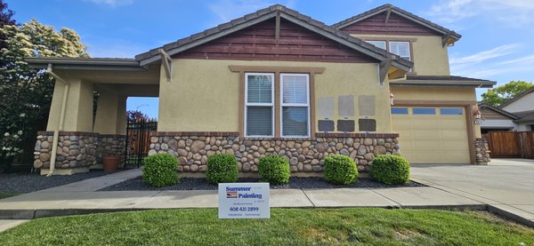 Big House In Livermore - New home owner decided to change colors. the old yellow walls with pale green trim and faded red accent colors had to go. Big House In Livermore - New home owner decided to change colors. the old yellow walls with pale green trim and faded red accent colors had to go.