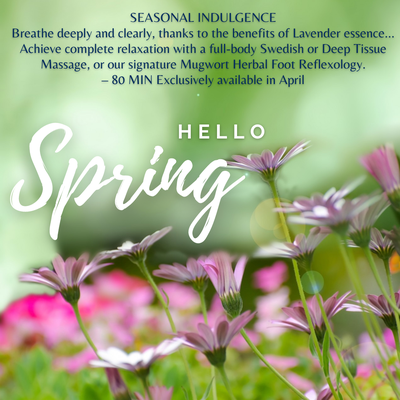 Spring Renewal Foot Reflexology with Mugwort Hearbal foot bath - Spring Specials - Foot Reflexology with Mugwort Herbal Foot bath. Mugwort is one of the first plants appears in Spring that invites renewal. Spring Renewal Foot Reflexology with Mugwort Hearbal foot bath - Spring Specials - Foot Reflexology with Mugwort Herbal Foot bath. Mugwort is one of the first plants appears in Spring that invites renewal.
