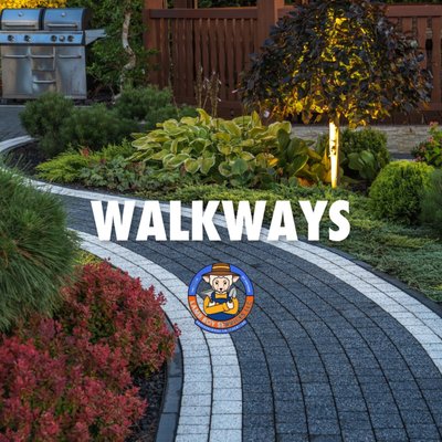 Walk way - This was just grass, the costumer ask for a nice side walk and that’s what we did. Walk way - This was just grass, the costumer ask for a nice side walk and that’s what we did.