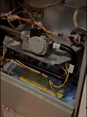 Furnace Cleaning & Maintenance - The customer contacted us with a problem that their furnace is now heating properly. Our technician was on site in less than an hour and fixed the problem in just two hours. The furnace just needed some cleaning and tuning up.
The client stayed satisfied, here is their commentary: "George was fantastic and on time. He was very polite and knowledgeable about the furnace and what needed to be done to fix it. He explained everything to me throughly. I will absolutely be calling them next time I need maintenance!! Here are the before and after photos!" Furnace Cleaning & Maintenance - The customer contacted us with a problem that their furnace is now heating properly. Our technician was on site in less than an hour and fixed the problem in just two hours. The furnace just needed some cleaning and tuning up.
The client stayed satisfied, here is their commentary: "George was fantastic and on time. He was very polite and knowledgeable about the furnace and what needed to be done to fix it. He explained everything to me throughly. I will absolutely be calling them next time I need maintenance!! Here are the before and after photos!"