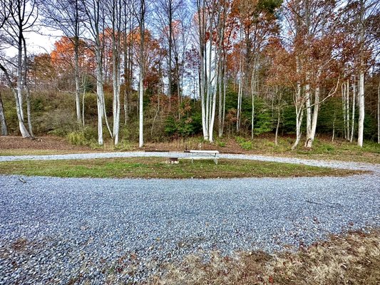 Repaved and Graveled Full-Hookups! - We brought in fresh gravel and railroad ties for all of our full hookup sites November 2023