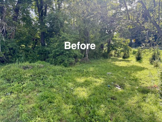 There's nothing better than working for GREAT customers! - Spoil piles left from lazy home excavation graded to create tons more usable space.