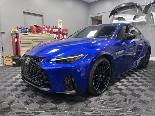 2023 Lexus IS350 - Who doesn't like shinny cars?
Our customer definitely does! So this 2023 Lexus came in for a full PPF (Paint Protection Film) install. Along with powder coat wheels to match the shinny paint. While at it, we painted the calipers to make them a little more stand out. 2023 Lexus IS350 - Who doesn't like shinny cars?
Our customer definitely does! So this 2023 Lexus came in for a full PPF (Paint Protection Film) install. Along with powder coat wheels to match the shinny paint. While at it, we painted the calipers to make them a little more stand out.