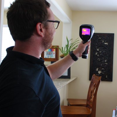 Thermal Camera Imaging - We use FLIR infrared camera technology to enhance our inspection services. This advanced, non-invasive technology allows our inspectors to zero in and identify potential sources of moisture to more accurately determine testing and sampling investigations. This, in turn, will allow us to make conclusions and recommendations for action during the inspection. Thermal Camera Imaging - We use FLIR infrared camera technology to enhance our inspection services. This advanced, non-invasive technology allows our inspectors to zero in and identify potential sources of moisture to more accurately determine testing and sampling investigations. This, in turn, will allow us to make conclusions and recommendations for action during the inspection.