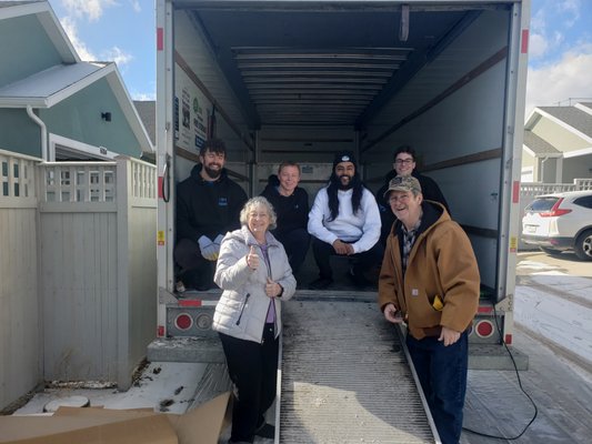 Unload Move - A quick unload for our amazing customers Richard and Kay James, along with their son Jeremy who helped get everything set up for them. 
Going a long distance like them from the mid-west to Utah can be stressful and expensive. Here at A to B we try to take as much stress off your shoulders to make the unload/move quick and easy. Being fully transparent on pricing and services being provided.
Spring times almost here!
Give us a call today to get scheduled for your next move.