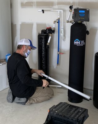 Install of Care Soft Elite Softener Plus One Filter - Care Soft Elite and One Filter Installation Install of Care Soft Elite Softener Plus One Filter - Care Soft Elite and One Filter Installation