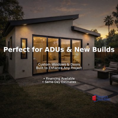 Custom Windows & Doors - Transform your home with the stunning craftsmanship and modern design showcased by Mighty Builders Windows & Doors. As you can see in the photos, our expansive floor-to-ceiling glass panels seamlessly merge indoor and outdoor spaces, creating a bright, airy atmosphere perfect for both relaxation and entertainment. Our sleek aluminum frames, contemporary finishes, and precision engineering ensure each door and window is as durable and energy-efficient as it is beautiful. We carry all major brand windows and doors to deliver custom solutions that elevate your home’s style, comfort, and curb appeal. Experience the difference of expert installation, premium materials, and exceptional service—trust Mighty Builders Windows & Doors to bring your vision to life. Custom Windows & Doors - Transform your home with the stunning craftsmanship and modern design showcased by Mighty Builders Windows & Doors. As you can see in the photos, our expansive floor-to-ceiling glass panels seamlessly merge indoor and outdoor spaces, creating a bright, airy atmosphere perfect for both relaxation and entertainment. Our sleek aluminum frames, contemporary finishes, and precision engineering ensure each door and window is as durable and energy-efficient as it is beautiful. We carry all major brand windows and doors to deliver custom solutions that elevate your home’s style, comfort, and curb appeal. Experience the difference of expert installation, premium materials, and exceptional service—trust Mighty Builders Windows & Doors to bring your vision to life.