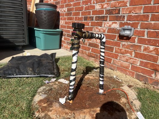 Irrigation repair - Irrigation Back flow preventer valve replacement in this specific job our clients were having problems with low watering pressure at all their irrigation stations after diagnosis we find out that the back-flow preventer valve was the problem then we replaced it to bring normality to their system. Feel free to contact us if you have any irrigation problems in your system 405 408 9366 Irrigation repair - Irrigation Back flow preventer valve replacement in this specific job our clients were having problems with low watering pressure at all their irrigation stations after diagnosis we find out that the back-flow preventer valve was the problem then we replaced it to bring normality to their system. Feel free to contact us if you have any irrigation problems in your system 405 408 9366