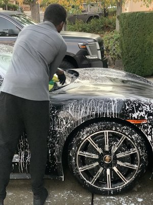 Premium Wash - This customer wanted a complete detail, interior and exterior. Premium Wash - This customer wanted a complete detail, interior and exterior.