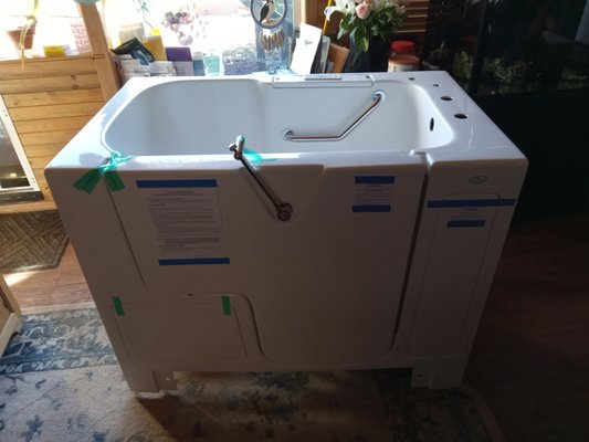 Bentley Baths Walk In Tub Installation - Removed and installed a new walk in tub for my buddy and his wife.