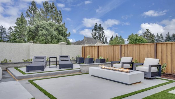 Full Backyard Remodel - Full back yard with custom built in Spa with infinity style Full Backyard Remodel - Full back yard with custom built in Spa with infinity style