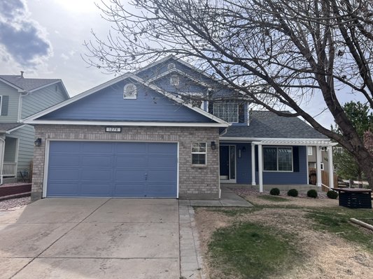 Exterior repaint in commerce city Colorado - Exterior repaints all done with premium paint by Sherwin-Williams
All houses done with duration comes with 10 year warranty