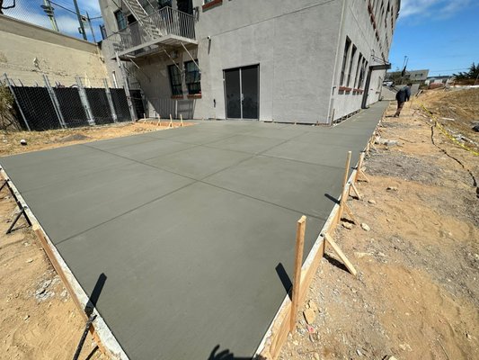 The Baylands - Concrete installation The Baylands - Concrete installation