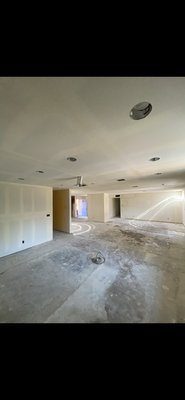 Home repair project - Ceiling and wall Sheetrock repair with tape, texture Home repair project - Ceiling and wall Sheetrock repair with tape, texture
