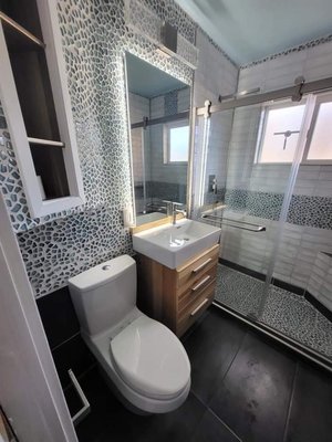 Full bathroom remodel. - Full bathroom remodel