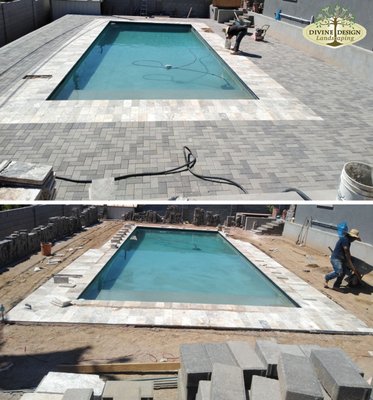 Travertine and Paver Install - Travertine and Paver Install