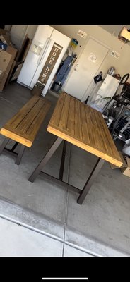 Furniture assembly projects - Here is a few photos of furniture that I assembled for a few of my clients.