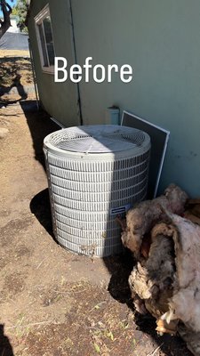 Condenser replacement - This client was one of our long time friends who is a realtor and wanted to be able to sell his house with integrity knowing that the new home owners were going to be comfortable all year round. We installed a high efficiency Innovair Inverter system and like always we commissioned this system to manufacturer specs to ensure peak performance and longevity of the system !