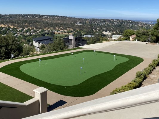 Artificial Putting Greens - Transform your Sacramento backyard or business into a golfer’s paradise with our custom artificial putting greens! Sierra Turf & Greens specializes in designing and installing premium synthetic putting greens that offer a professional-level experience right at home.
🏌️♂️ Perfect for Practice: Enjoy a realistic putting surface designed to improve your game and provide endless entertainment.
🌟 Custom Designs for Sacramento Homes and Businesses: From backyard greens to commercial spaces, we create layouts tailored to your space and style.
🌿 Low-Maintenance, Year-Round Play: Our weather-resistant, eco-friendly materials ensure your green stays flawless in Sacramento’s climate.
Serving Sacramento and surrounding areas, our experienced team guarantees precision installation and top-quality results. Contact us today for a free consultation and make your putting green dreams a reality!" Artificial Putting Greens - Transform your Sacramento backyard or business into a golfer’s paradise with our custom artificial putting greens! Sierra Turf & Greens specializes in designing and installing premium synthetic putting greens that offer a professional-level experience right at home.
🏌️♂️ Perfect for Practice: Enjoy a realistic putting surface designed to improve your game and provide endless entertainment.
🌟 Custom Designs for Sacramento Homes and Businesses: From backyard greens to commercial spaces, we create layouts tailored to your space and style.
🌿 Low-Maintenance, Year-Round Play: Our weather-resistant, eco-friendly materials ensure your green stays flawless in Sacramento’s climate.
Serving Sacramento and surrounding areas, our experienced team guarantees precision installation and top-quality results. Contact us today for a free consultation and make your putting green dreams a reality!"