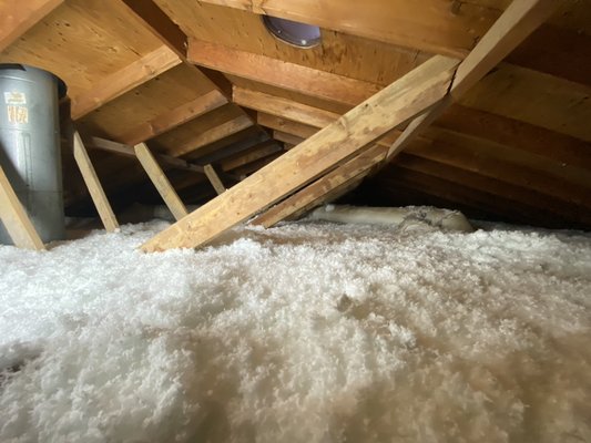 Older home in Bowie Tx customer could tell immediate change in there home temperature.￼ - Older home upgrade in Bowie Tx