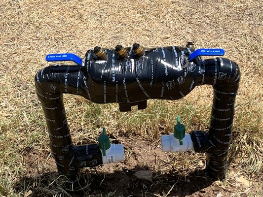 1 inch RPZ backflow, preventer replacement - The RPZ backflow device was replaced because of the freezing conditions, and it was damaged