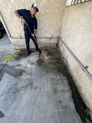 Pressure Washing - For hard surface problematic areas (walls, driveways, garage doors, sidewalks, roofs, etc.) our pressure washing service is ideal to quickly get rid of those stains without all the scrubbing. Restoring the property back to its beautiful clean essence. Pressure Washing - For hard surface problematic areas (walls, driveways, garage doors, sidewalks, roofs, etc.) our pressure washing service is ideal to quickly get rid of those stains without all the scrubbing. Restoring the property back to its beautiful clean essence.