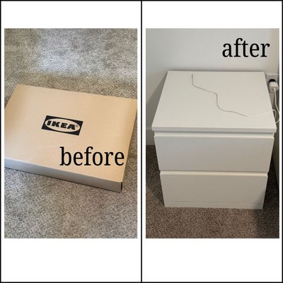 Bedside table - Assembling a very comfortable and functional bedside table. The client was satisfied. Bedside table - Assembling a very comfortable and functional bedside table. The client was satisfied.