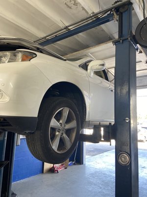 2011 RX Coolant Leak - Vehicle was having radiator issues. Tech found a slight leak in the radiator seam . Customer elected to replace radiator. 2011 RX Coolant Leak - Vehicle was having radiator issues. Tech found a slight leak in the radiator seam . Customer elected to replace radiator.