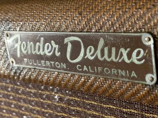 1956 Fender Deluxe - A 1956 Fender Deluxe that came in for some love 1956 Fender Deluxe - A 1956 Fender Deluxe that came in for some love