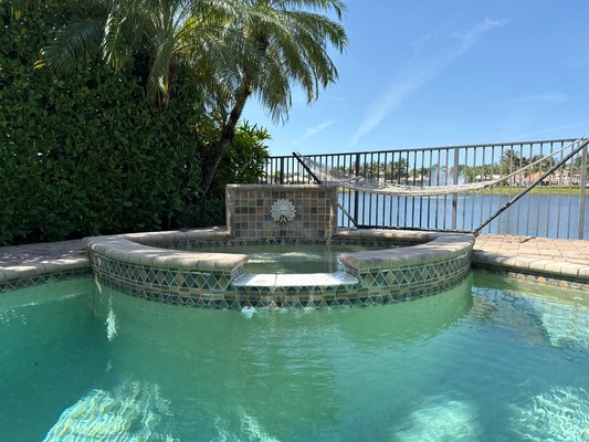 Pool spa / spa tile remodel - Full spa remodel !
