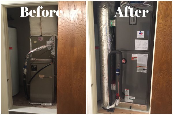 La Mesa Project -Complete HVAC Overhaul and Replacment- - This was a complete overhaul of our customers HVAC system be replaced in La Mesa. He suffered through high energy bills during the summer due to an extremely inefficient HVAC system as well as poor airflow issues throughout the home. After consulting with he homeowner for about 2 hours we came up with a game plan to fix all the issues regarding their current mechanical system. We replaced everything and boy was it needed! Our customer now loves his new HVAC system for the first time since living in the home in over 20 years! We were able to drop his summer bills by over 40% and greatly improve the air quality in the home. We take great pride in our work at Guthrie and Sons and I can assure you have to come to the right place if you need your system maintained, repaired or replaced. La Mesa Project -Complete HVAC Overhaul and Replacment- - This was a complete overhaul of our customers HVAC system be replaced in La Mesa. He suffered through high energy bills during the summer due to an extremely inefficient HVAC system as well as poor airflow issues throughout the home. After consulting with he homeowner for about 2 hours we came up with a game plan to fix all the issues regarding their current mechanical system. We replaced everything and boy was it needed! Our customer now loves his new HVAC system for the first time since living in the home in over 20 years! We were able to drop his summer bills by over 40% and greatly improve the air quality in the home. We take great pride in our work at Guthrie and Sons and I can assure you have to come to the right place if you need your system maintained, repaired or replaced.