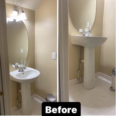 Bathroom Remodels - These photos pertain to bathroom/ powder room remodels. Bathroom Remodels - These photos pertain to bathroom/ powder room remodels.