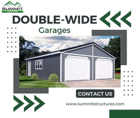 Garage Structures! - Check out our Top-Quality Garage Sheds, and Double Wide Garages! Garage Structures! - Check out our Top-Quality Garage Sheds, and Double Wide Garages!