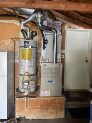 Full System Change Out - We went out to complete a complimentary estimate for the customer. They were complaining of the system not working properly and that they thought it was time for new equipment. Their existing system was 18 years old. We took out existing system and replace it with a NEW Carrier Performance Series system.