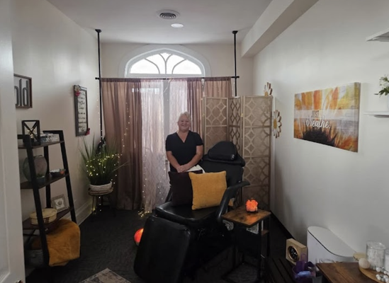Sole Serenity - Hello, My name is Judi, and I am an RN, and also a Certified Reflexology practitioner. I have spent my adult life   working to help people reach their highest level of wellness through both traditional and natural health options.  I   decided to become certified in Reflexology after I was introduced to the practice during an illness that took me to   Mayo Clinic, and Reflexology was part of my health plan.  My experience with Reflexology, and the pain relief and   relaxation it offered me during my stay convinced me that i wanted to give the same feeling to others.  I began   offering Reflexology in March 2025, and I am looking forward to doing this full time soon.
