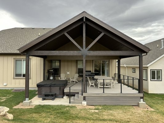 Midway Covered Patio Addition - This project came together perfectly! Like it was there the entire time… Midway Covered Patio Addition - This project came together perfectly! Like it was there the entire time…