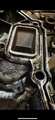 Coolant and oil leak diagnosis - Customer came in with coolant and oil leaks found the timing cover was broken and leaking as well as one of the water pumps