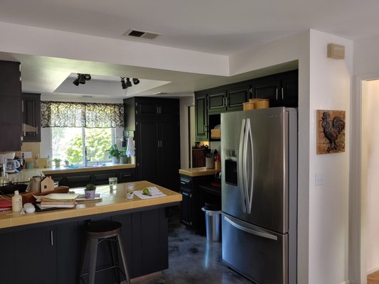 Kitchen Remodel - The client wanted a bigger size kitchen and we delivered. Kitchen Remodel - The client wanted a bigger size kitchen and we delivered.