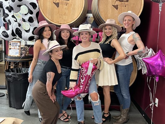Hat Workshops - Enjoy an evening of wine & creativity as Sarah, of Sarahdipity Boutique, guides you through this unique hat class. You will learn the technique of felt burning a design into your hat. There will be several designs to choose from along with feathers, leather straps, bling, etc.. to decorate your customized hat. Don’t worry if you're not a crafter, Sarah will go through each step with you. Hat Workshops - Enjoy an evening of wine & creativity as Sarah, of Sarahdipity Boutique, guides you through this unique hat class. You will learn the technique of felt burning a design into your hat. There will be several designs to choose from along with feathers, leather straps, bling, etc.. to decorate your customized hat. Don’t worry if you're not a crafter, Sarah will go through each step with you.