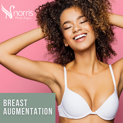 Breast Augmentation - Small, disproportionate and asymmetrical breasts can be reshaped and enlarged with breast augmentation surgery to create a shapely, feminine figure using saline, silicone or cohesive gel breast implants. Dr. Norris will work with you to achieve your cosmetic breast enhancement goals, taking into account your unique skin characteristics and anatomy, as well as your preferences with regard to implant size, material and placement.