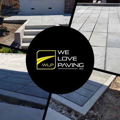 Stone Patio & Retainer Wall - This is a stone patio construction laid on sand and with a retainer wall to hold structure/platform in place. Made with much love here in th Stone Patio & Retainer Wall - This is a stone patio construction laid on sand and with a retainer wall to hold structure/platform in place. Made with much love here in th