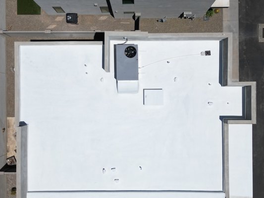 Roof Coating - We recently installed this Karnak Roof Coating on our customers roof. This 3-layer coating system comes with a 15-year warranty, ensuring our customer's roof will be water tight for years to come! Roof Coating - We recently installed this Karnak Roof Coating on our customers roof. This 3-layer coating system comes with a 15-year warranty, ensuring our customer's roof will be water tight for years to come!